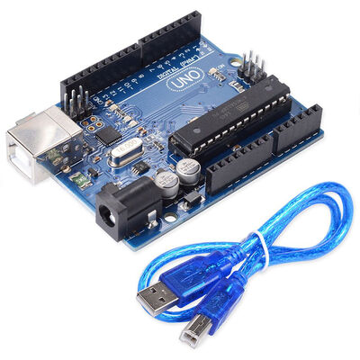 

EL-CB-001 UNOR3 Board ATmega328P ATMEGA16U2 Electronic Module&USB Cable Compatible for Arduino