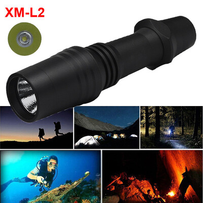 

Saidsome XM-L2 LED Scuba Diving Flashlight Torch 18650 Light Underwater 100m flashlight lamp