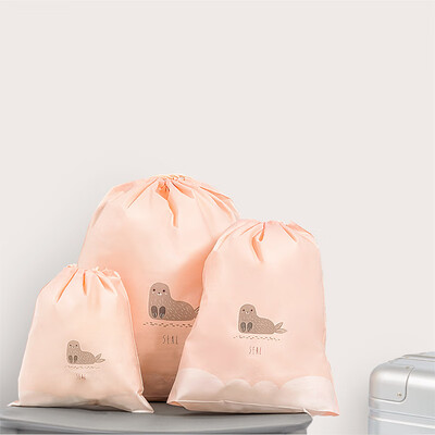 

Hundred words travel storage bag bundle pocket set waterproof drawstring clothing storage bag sorting finishing bag travel storage large dolphin