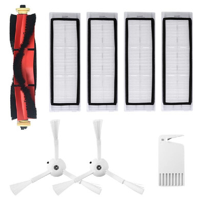 

Robotic Vacuum Cleaner Filters Side Brushes Main Brush Kit 8pcs Replacement Accessories for XIAOMI Roborock T4 T6 S55 S50 S51 Robo