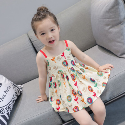 

Toddler Girl Summer Princess Dress Kid Baby Party Dresses Clothes Set Sundress