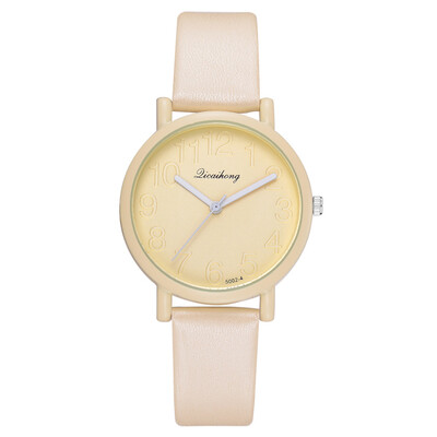 

Fashion casual ladies watch Korean fashion belt womens watch trend personality PU quartz watch