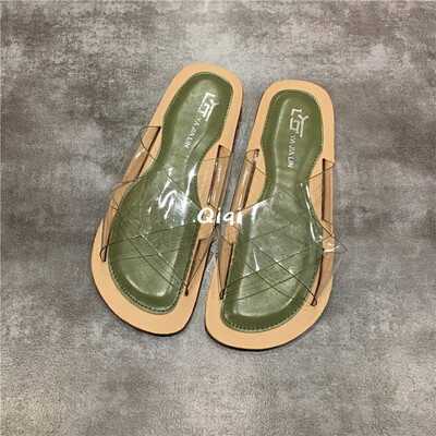 

new summer trendy shoes in summer 2019 wear original wind ins slippers wi flat soles