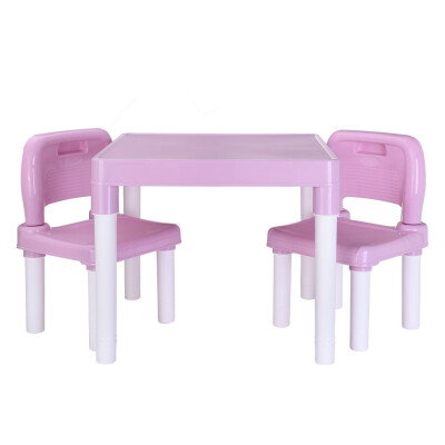 

Gobestart Plastic Kids Table And 2 Chairs Set Set For Boys Or Girls Toddler