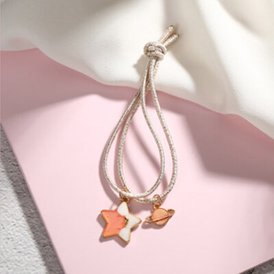 

Women Elegant AndDesign Trendy Hair Accessories Sweet Cute Hair Ring Star Rope Head Simple High Elastic Hair Rope