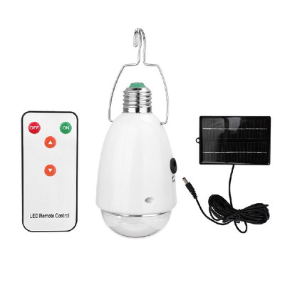 

Portable 12LED Solar Light Bulb Lamp Outdoor Camping Yard Emergency Lighting Remote Control Solar-powered Lights