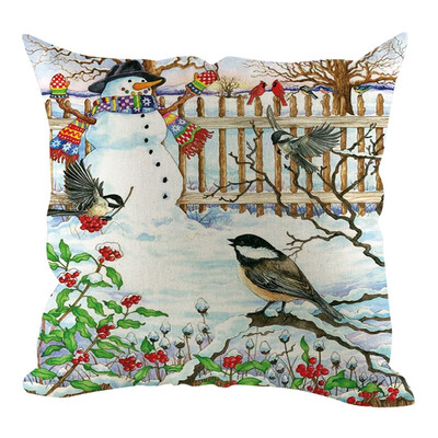 

Tailored Christmas Pillow Cover Pillowcases Decorative Sofa Cushion Cover Home Decoration