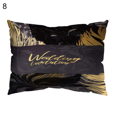

Leaves Letter Printed Throw Pillow Case Cushion Cover Home Sofa Bed Decoration