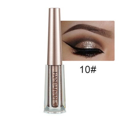

12 Colors Glitter Liquid Eyeshadow Long Lasting Shimmers Eye Makeup Highlighter
