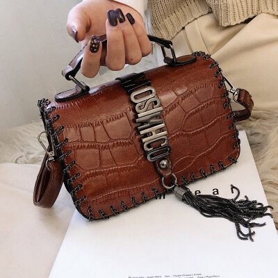 

Net red small bag female 2019 new wave Korean version of the wild Messenger bag chic chain fashion handbag small black bag