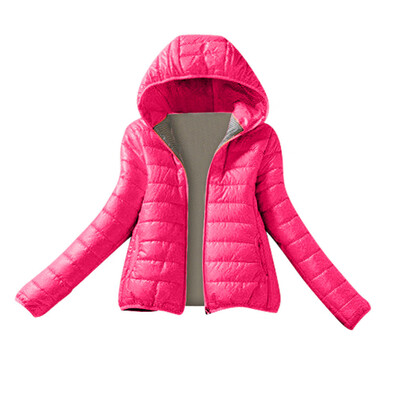 

Toponeto Women Winter Warm Coat Slim Hooded Zipper Jacket Overcoat Blouse