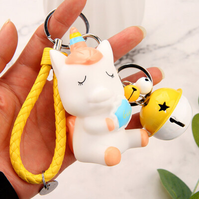 

Super Cute Rainbow Horse Keyring Unicorn Keychain Girl Gift Pendant Keychain For Key For Bag