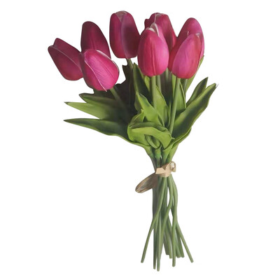 

〖Follure〗10PC Mini Tu lip Artificial Flower Plant Bonsai Wedding Decoration INS Wind