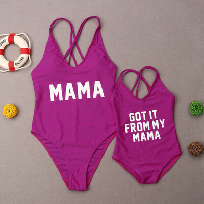 

Family Matching Women Kid Baby Girl Bikini Set Bathing Suit Swimwear Swimsuit