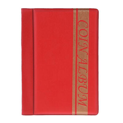 

120 Pockets Coins Album Collection Book Commemorative Coin Storage Holders