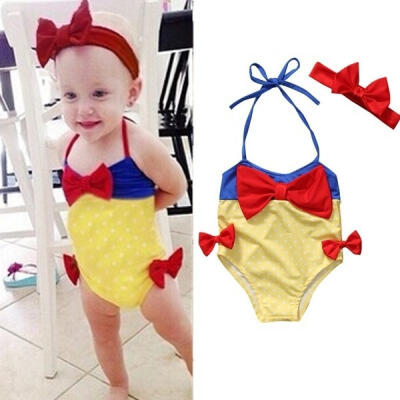 

2Pcs Newborn Infant Baby Girls Romper One-piece Jumpsuit Headband Outfits 0-18M