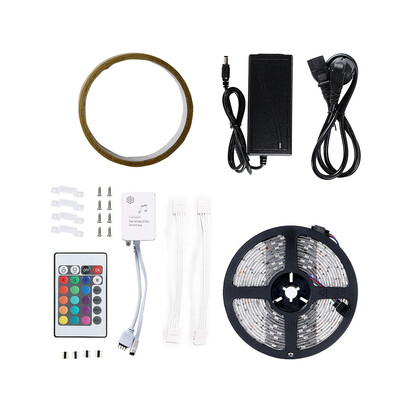 

〖Follure〗5050 RGB Led IP65 Waterproof Strip Lights Voice Control Without APP 5m