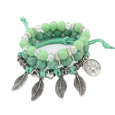 

Bohemian Retro Charm Bracelet Handwork Weaving Trendy Bracelet Summer Beach Accessories Gift