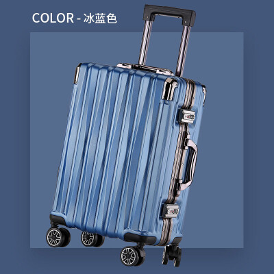 

Light boarding leather box box drawing-rod box universal wheel womens Korean high-capacity travel luggage fresh 20-inch