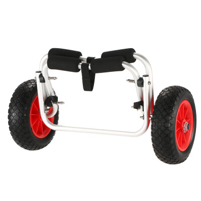 

Portable Lightweight Foldable Boat Kayak Carrier Canoe Dolly Tote Trolley Transport Trailer Cart Removable Wheels