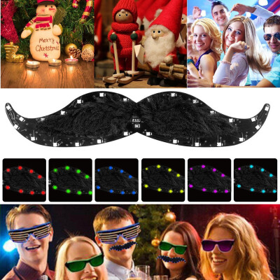 

〖Follure〗Moustache Light Sign Retro LED Luminous Handlebar Mustache Decor Party Xmas