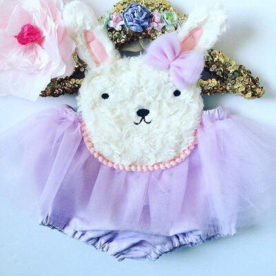

Fashion Party Newborn Baby Girls Romper Hairy Tulle Skirt Dress Sunsuit Outfits Clothes