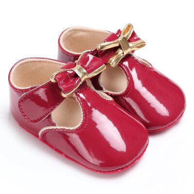 

Summer New Arrival PU Newborn Baby Girl Shoes First Walkers Shoes Princess Non-Slip Soft Sole Infant Child Toddler Shoes