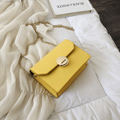 

Fashion casual temperament squat small square bag 2019 summer new small bag female simple versatile chain shoulder bag
