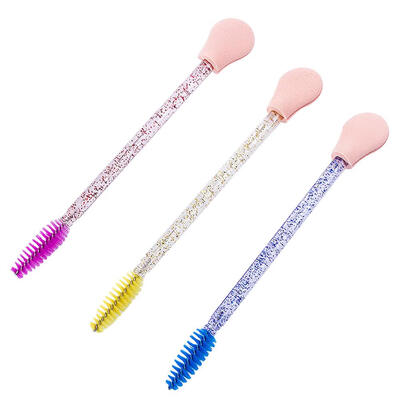 

Portable Double Head Eye Makeup Brushes Cosmetic Eyelashes Eyebrow Brush