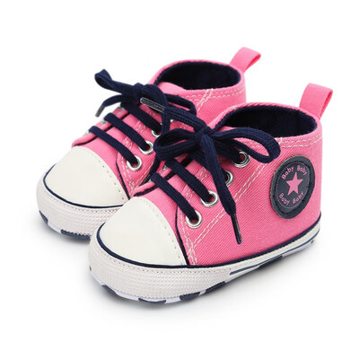 

Toddler Kids Boys Girls Canvas Sneakers High Top Lace Up Casual Walking Shoes Tennis Shoes Kids Non-Skid Soles Lace Up Sneaker