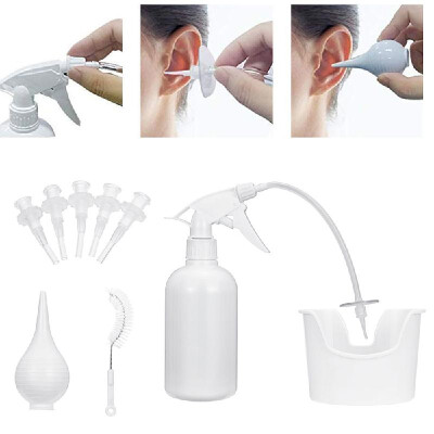 

Ear Wax Washing Kit Medi Grade Ear Wax Remover Syringe Kit White Removal Cleaner Tool Set with 5 Tips