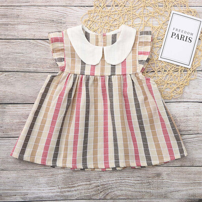 

Toddler Kids Baby Girl Plaid Shirt Casual Princess T Shirt Tops Clothes