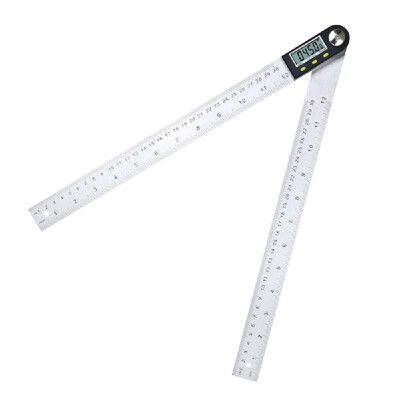 

Digital display angle IP54 stainless steel protractor woodworking angle protractor multifunction 360 degrees Angle ruler 300mm