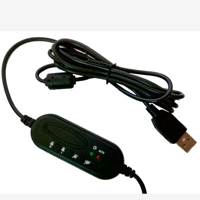

SOYTO SY850MV Game Headset Stereo Built-in Sound Card Headphones with Microphones Wired USB Interface Only Gaming Earphones for PC