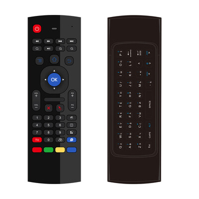 

MX3 Russian Version 24GHz Wireless Air Mouse Mini Keyboard QWERTY Full Keyboard Infrared Intelligent Remote Control