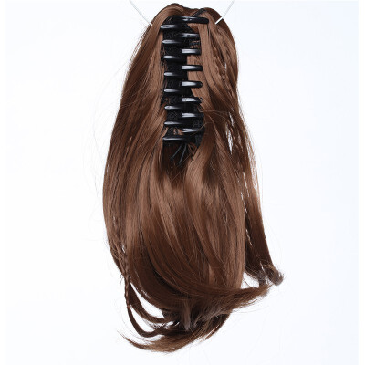 

Adjustable Messy Style Ponytail Hair Extension with Jaw Claw Synthetic Hair-Piece&Braids Ponytail hair