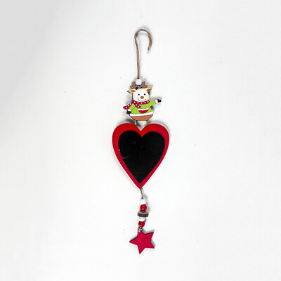 

Siaonvr Christmas Wooden Painted Pendants Painted Snowman Small Tree Strings