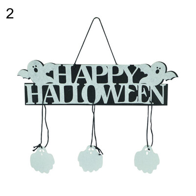 

Hanging Happy Halloween Pumpkin Print Hangtag Pendant Window Door Home Decor