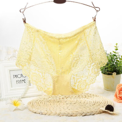 

Sexy Women Panties Lace Transparent Underwear Soft Briefs Unerpants Ultra-Thin Breathable