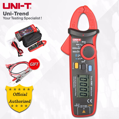 

UNI-T UT211B AC DC 60A Mini Digital Clamp Meters True RMS Ammeter ResistanceCapacitance Test LCD Backlight