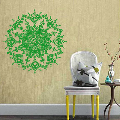 

〖Follure〗Mandala Flower Indian Bedroom Wall Decal Art Stickers Mural Home Vinyl Family BK
