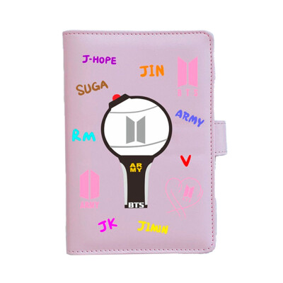 

Kpop BTS NotebookJournal Bangtan Boy Jungkook Jimin V Suga Jin J-Hope Rap Monster Hardcover Dotted Grid Notebook