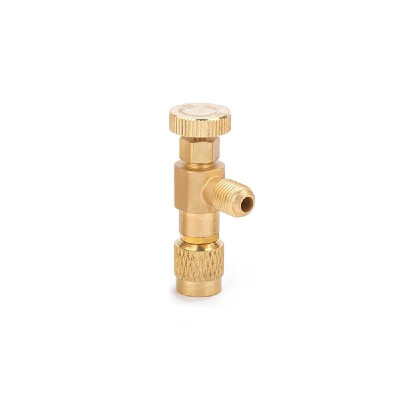 

R22 Refrigerant Charging Valve 14"- 14" Copper Flow Control Valves Copper&Fluorine Safety Valve