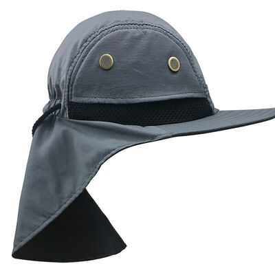 

Boonie Snap Hat Brim Ear Neck Cover Sun Flap Cap Visor Fishing Hiking Garden Men