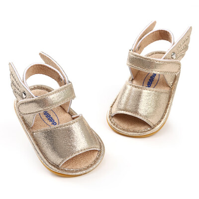 

Summer Baby Sandal Boys Girls Shoes Solid Wing Fashion Shoes Newborn Infant Toddler Soft Rubber Sole Beach Prewalkers