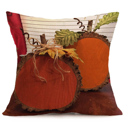 

Tailored Happy Fall Thanksgiving Day Soft Linen Pillow Case Cushion Cover Home Decor