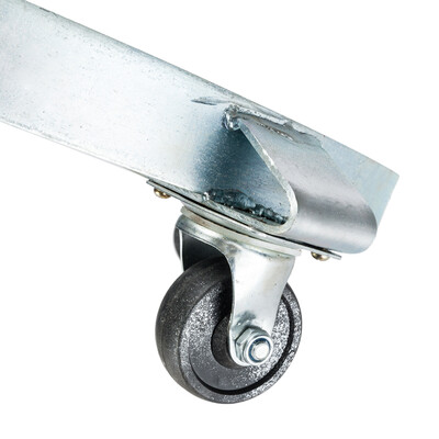 

Drum Dolly 1000lbs Swivel Casters Heavy Duty Steel Frame Non Tipping Capacity