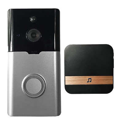 

Smart Wireless WiFi Security DoorBell Smart Video Door Phone with Plug-in Chime Visual Recording Low Power Consumption Remote Home