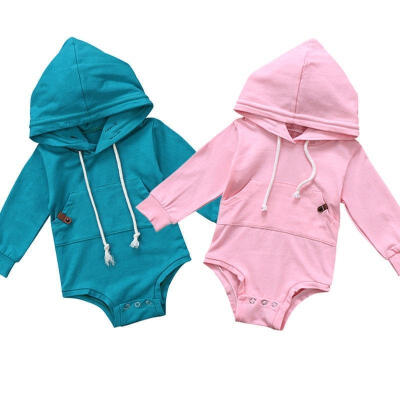 

Winter Baby Cotton Clothes Baby Boys Girls Long Sleeve Hoodie Sweatshirt Sweater Romper Jumpsuit