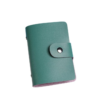 

Fashion Women Men Card Holder Organizer 24 Card Slots PU Leather Business ID Credit Card Case